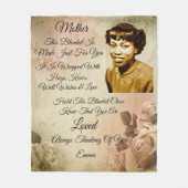 マザーフォトパーソナライズフリースブランケット フリースブランケット (正面)