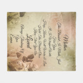 マザーフォトパーソナライズフリースブランケット フリースブランケット (正面(横))