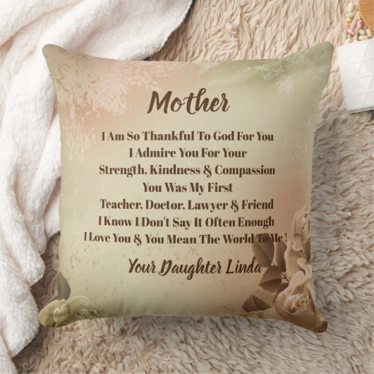 マザーフォトパーソナライズ装飾用クッション クッション (ブランケット)