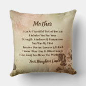 マザーフォトパーソナライズ装飾用クッション クッション (裏面)