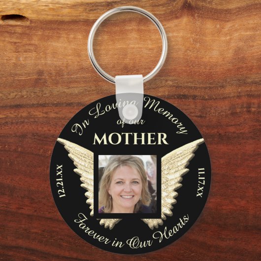 マザーフォトメモリアルキーチェーン キーホルダー (正面)