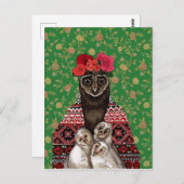 マザーフクロウ3ベビーowletsはがき ポストカード (正面/裏面)