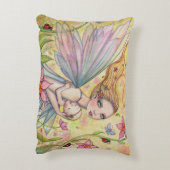 マザーフドフェアリー母とベビーイラストレーション アクセントクッション (裏面(縦))