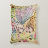 マザーフドフェアリー母とベビーイラストレーション アクセントクッション (正面(垂直))
