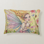 マザーフドフェアリー母とベビーイラストレーション アクセントクッション (裏面)