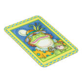 マザーフロッグ&ベビーフロゲットファミリーおもしろいラブ マグネット (右側)