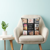 マザーブラックフォトコラージュ クッション (椅子)