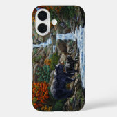 マザーブラックベア&キューブバイウォーターフォール Case-Mate iPhoneケース (裏面)