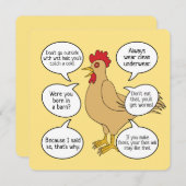 マザーヘンアドバイスマザーズデイカスタムメッセージ (正面/裏面)