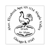 マザーヘンネスティング差出人住所 ラバースタンプ (インプリント)