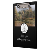 マザーヘンネスティングwモノグラム卵写真 クリップボード (左)