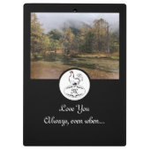 マザーヘンネスティングwモノグラム卵写真 クリップボード (裏面)