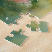 マザーベアーカッブフィールド絵画の花 ジグソーパズル (側面)