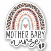 マザーベビーナースレインボーポストパルタムナース シール (正面)