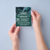 マザーボードコンピュータ修理広告スペシャリスト チラシ (手)