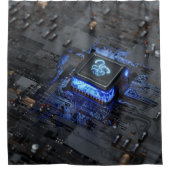 マザーボードシャワーカーテン シャワーカーテン (正面)