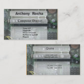 マザーボードデザインテクノロジー搭載コンピュータ 名刺 (正面/裏面)