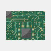 マザーボード2 フリースブランケット (正面(横))