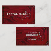 マザーボード |マイクロチップ（赤） |技術 名刺 (正面/裏面)