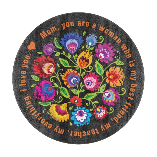 マザーポーランドの民俗組成 カッティングボード (正面)