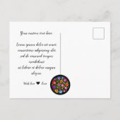 マザーポーランドの民俗組成 ポストカード (裏面)