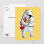 マザーポーラーベア ポストカード (正面/裏面)