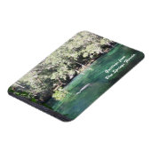 マザーマナティーふくらはぎブルー春パーソナライズ マグネット (左側)