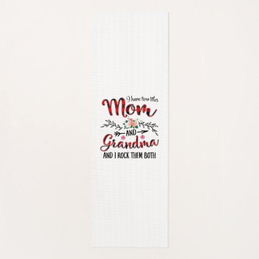 マザーママ&おばあちゃん誕生日 ヨガマット (正面)