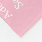 マザーマムーム定義おもしろいクールピンク フリースブランケット (角)