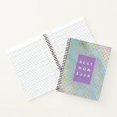 マザーマーメイドブルーはかりで測グリッター ノートブック (内部)