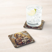 マザーマ賛美リーとベビーイエス | レリゴウス コースター (右側)