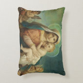 マザーマ賛美リーベビーイエスエンジェルスバラ アクセントクッション (正面(垂直))