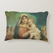 マザーマ賛美リーベビーイエスエンジェルスバラ アクセントクッション (裏面)