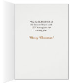 マザーメアリーとベビーイエズスクリスマスカード (内側 (右))