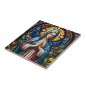 マザーメアリーカラフルステンドグラスヴァージンメアリー タイル (側面)