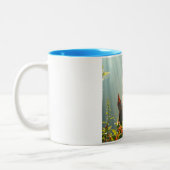 マザーメアリークイーンオブコーヒーマグ天国 ツートーンマグカップ (左)