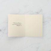 マザーメアリーベビーイエスフローラル宗教 サンキューカード (内部)