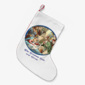 マザーメアリー スモールクリスマスストッキング (正面 (吊り時))