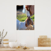 マザーヤギ&ベビー ポスター (キッチン)