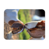 マザーヤギ&ベビー マグネット (横)