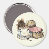 マザーヤマネと子ども マグネット (正面/裏面)