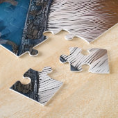 マザーラグドール猫と子猫 ジグソーパズル (側面)