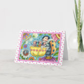 マザーラディバグ&子供チューリップタブ泡風呂 シーズンカード (正面)