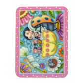 マザーラディバグ&子供チューリップタブ泡風呂 マグネット (縦)