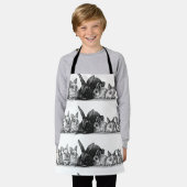 マザーラビットとベビー エプロン (着用した状態)