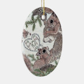 マザーリスとキット セラミックオーナメント (右)