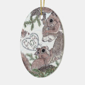 マザーリスとキット セラミックオーナメント (左)