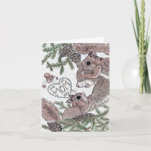 マザーリスとベビー カード (正面)