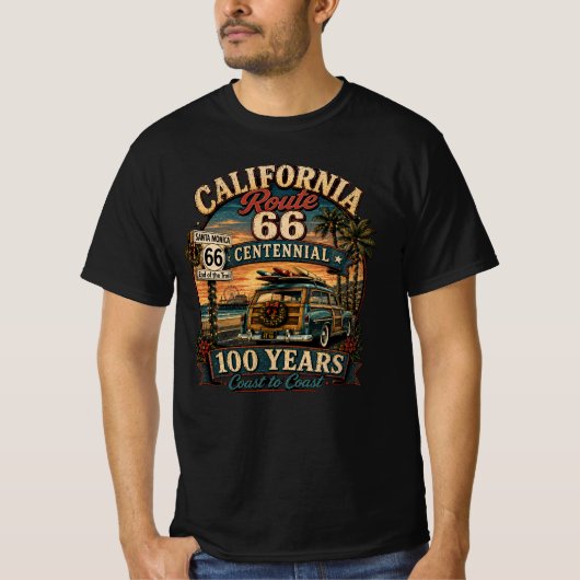 マザーロード カリフォルニア サーフ アパレル Tシャツ (正面)