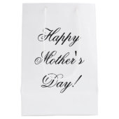 マザーワードアート ミディアムペーパーバッグ (裏面)